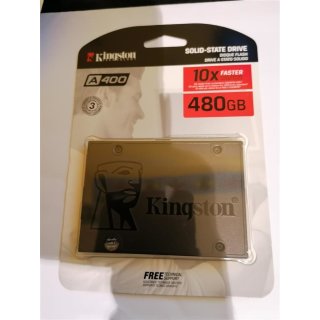 SSD 480GB Kingston 2,5"(6,3cm) SATAIII A400 retail
