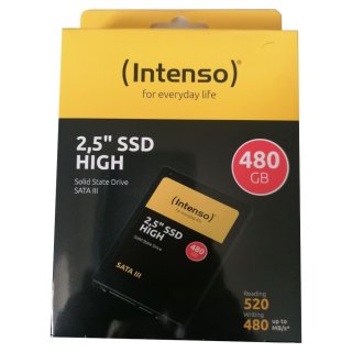 480 GB SSD Intenso 6,35cm(2,5") SSD HIGH SATA III